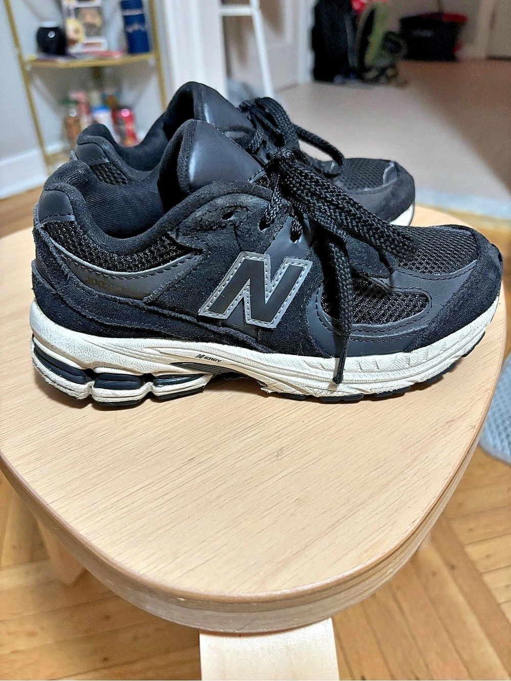 Little Kids Sz 13 New Balance 2002R Black & White Sneakers